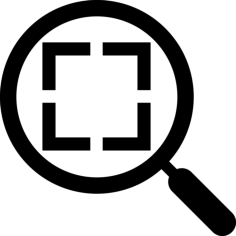 Gui Zoom Fit Stencil Svg Vector, Free Vectors File